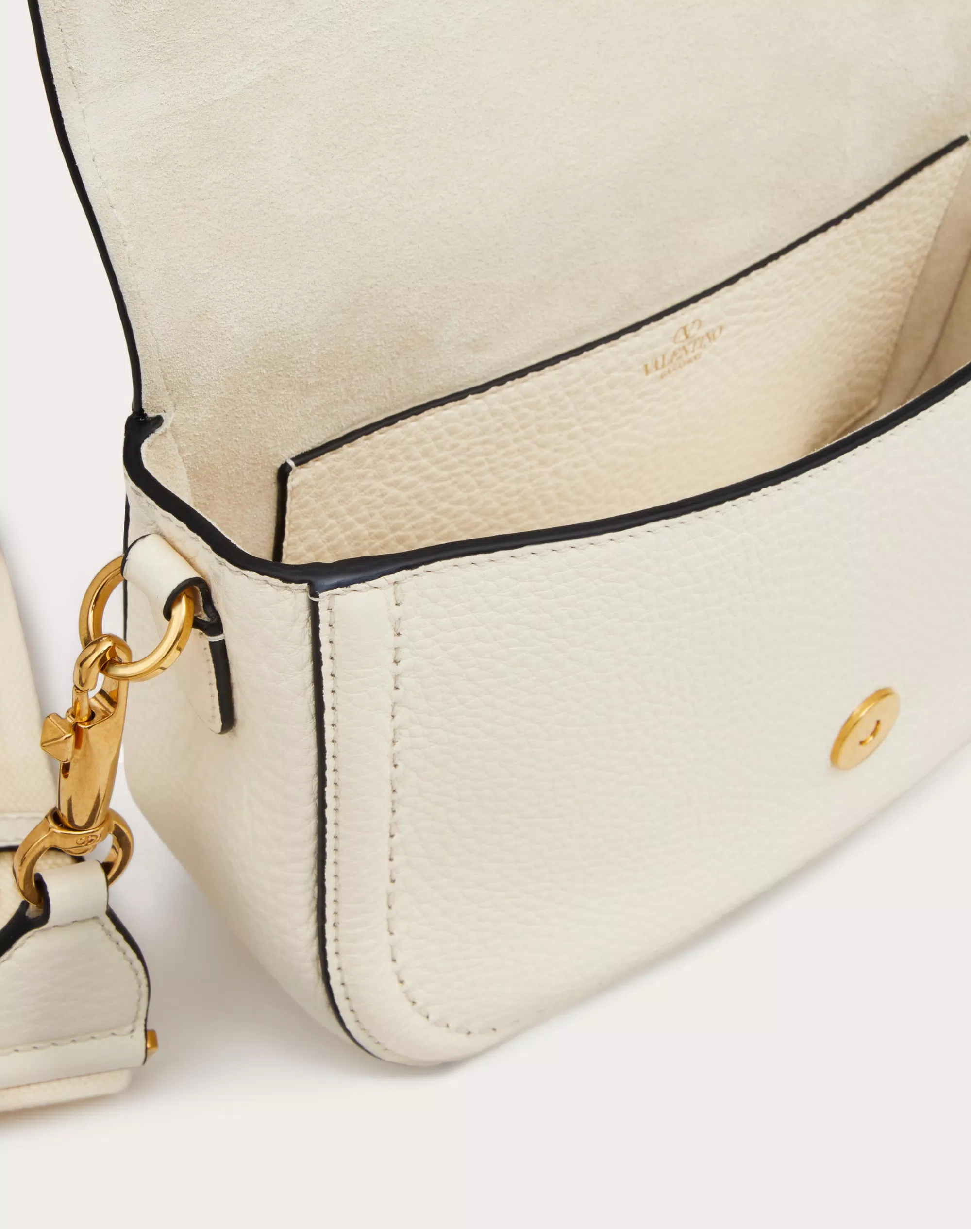 VALENTINO GARAVANI ALLTIME GRAINY CALFSKIN SHOULDER BAG